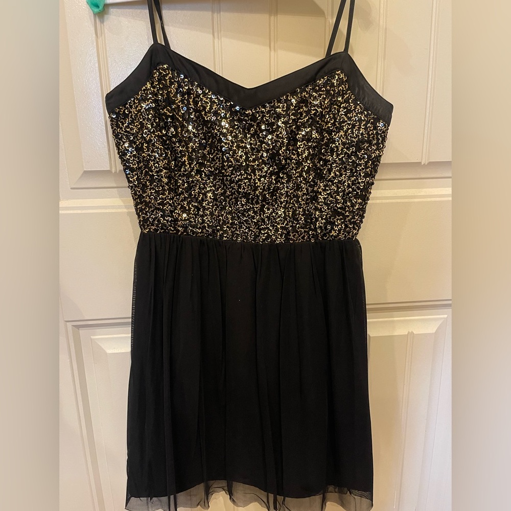 Jack Black dress with gold sequins Size 6